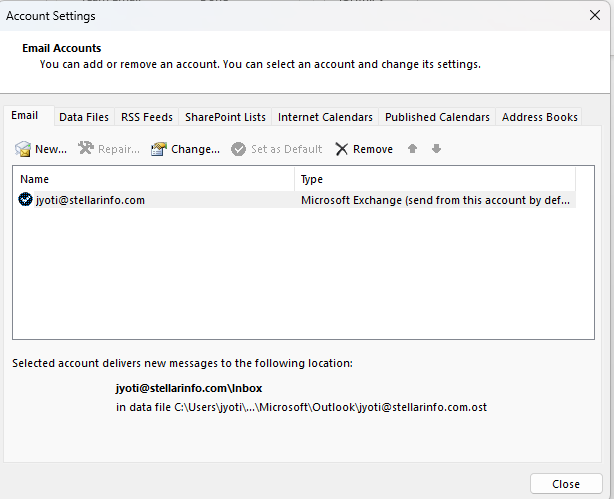 email account