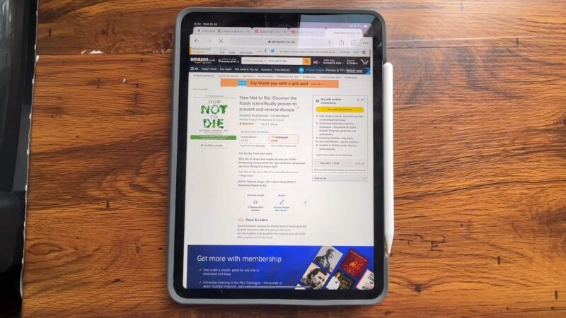 Amazon App - Log Out - Tablet