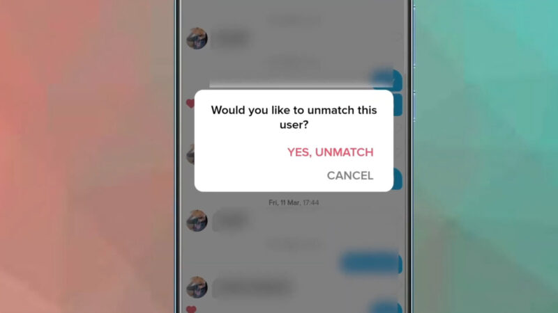 How to Unmatch Someone on Tinder