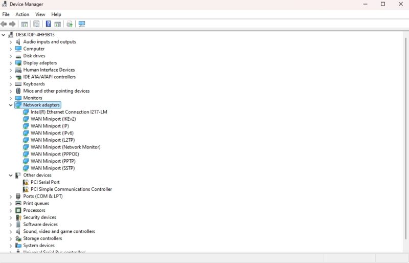 Updating Network Drivers and Software - network adapters