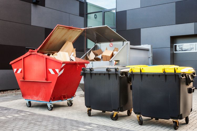 skip bins for gated communities